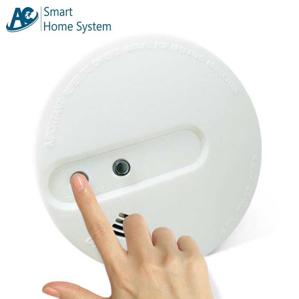 Best Home Smoke Detector System Standalone 433Mhz Wireless Photoelectric High Sensitivity Smoke Detecting Device
