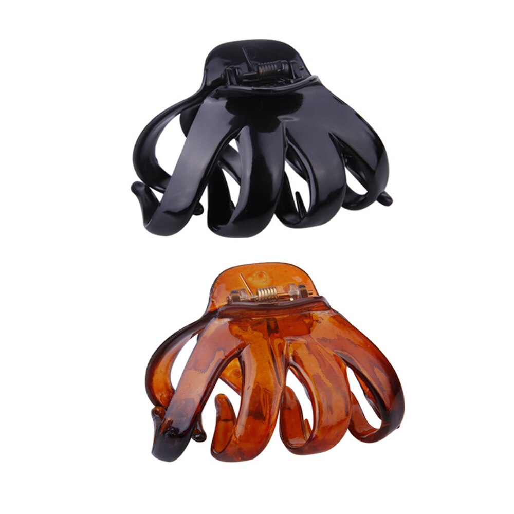 Femmes pieuvre cheveux griffe épingle à cheveux pince dame solide en plastique outils de coiffure pince à cheveux épingle à cheveux accessoires de cheveux