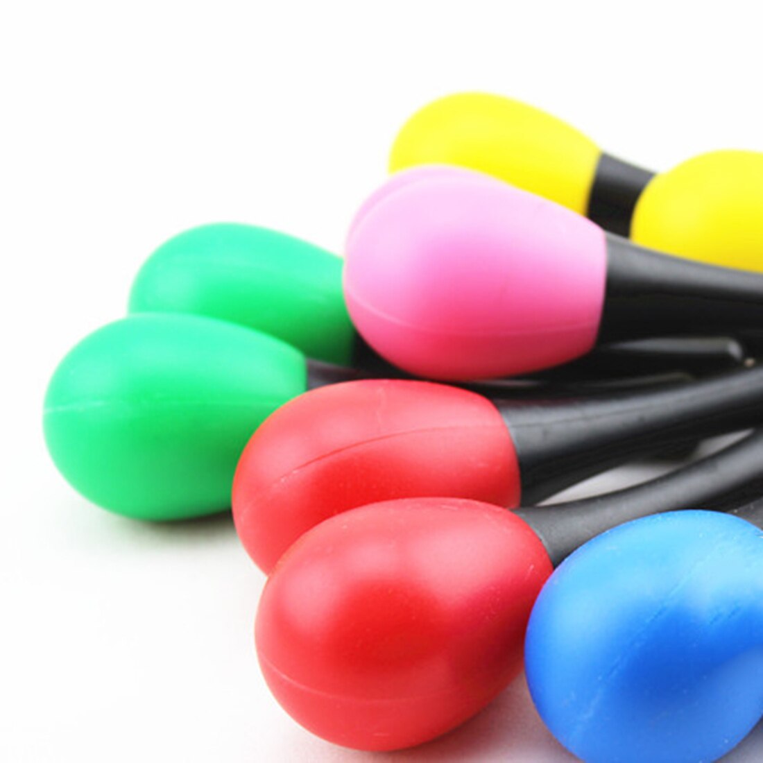 4 stk plast sand hammer maraca rangle shaker børn musikinstrumenter baby lyd musik læringslegetøj til børn