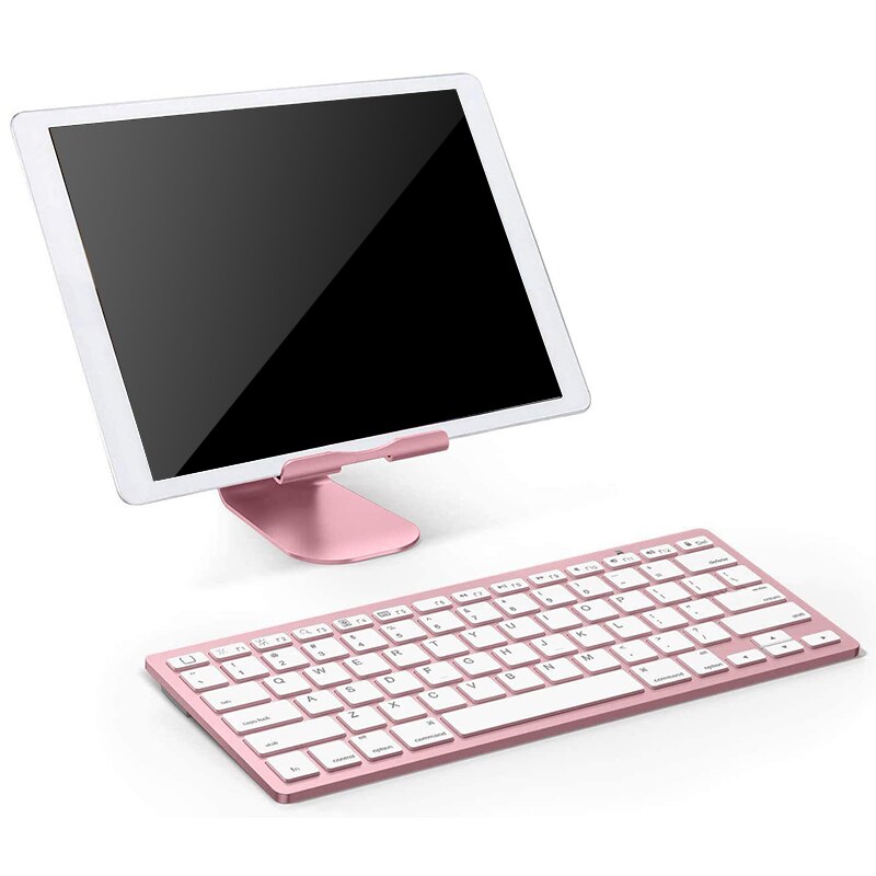 Bluetooth-toetsenbord en muiscombinatie, draadloos toetsenbord en muis voor ipad pro/air/ipad/iphone, ios 13 en hoger