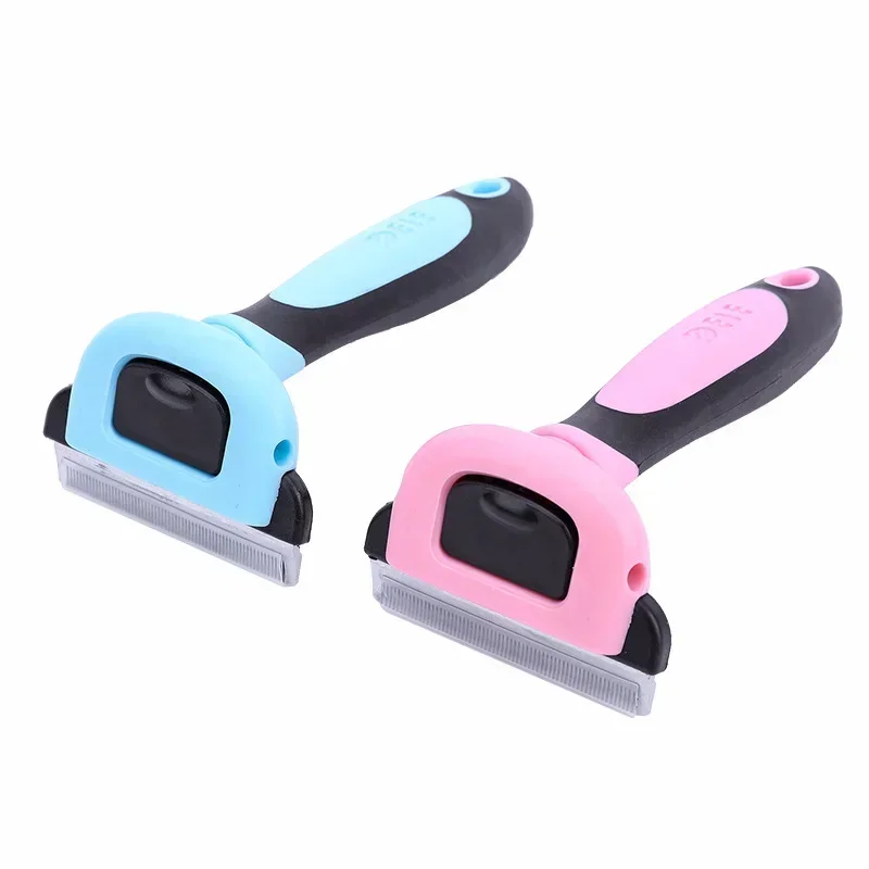 Peines para quitar el pelo de perros, cepillo para gatos, herramientas de aseo, accesorio para cortadora desmontable para mascotas, peines recortadores para mascotas, suministro de Furmins para perros y gatos