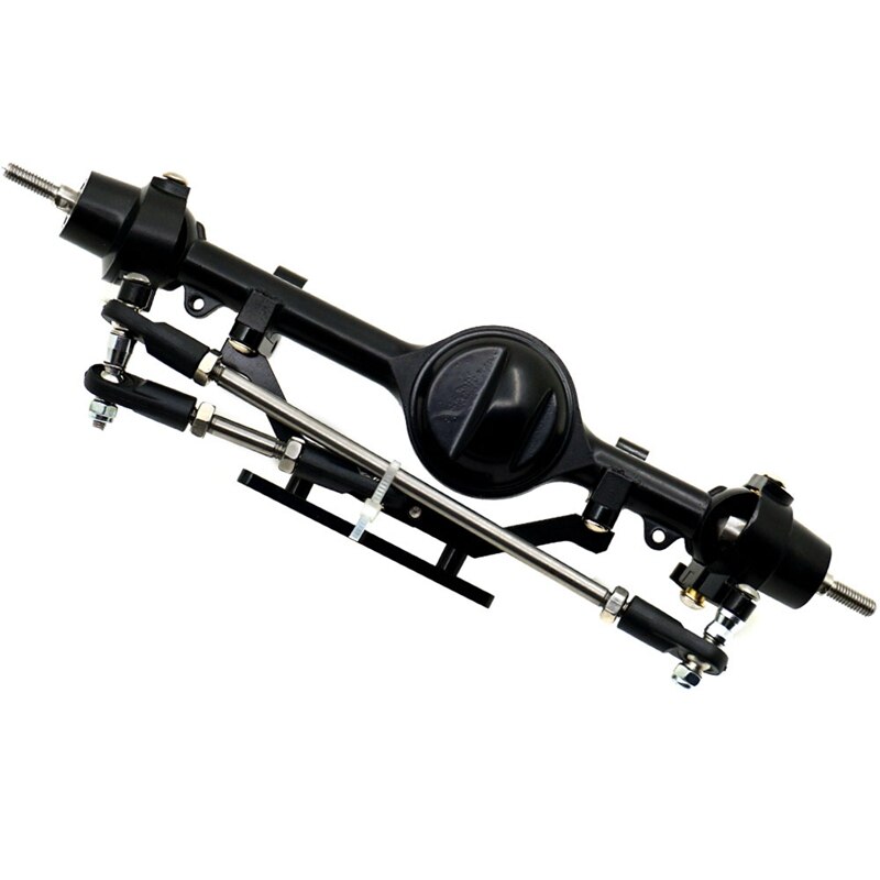 Aluminum Alloy Front and Rear Axle Complete Set CNC Machined for RC4WD D90 Yota II RC Rock Crawler Car: Front Axle