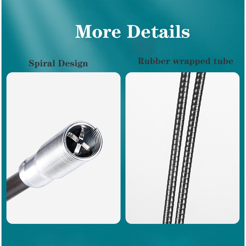 1.6M/2M/3M Drain Snake Spring Pipe Dredging Tool Flexible Spring Drain Snake For Kitchen Sink Bathroom Tub Toilet Home Tools