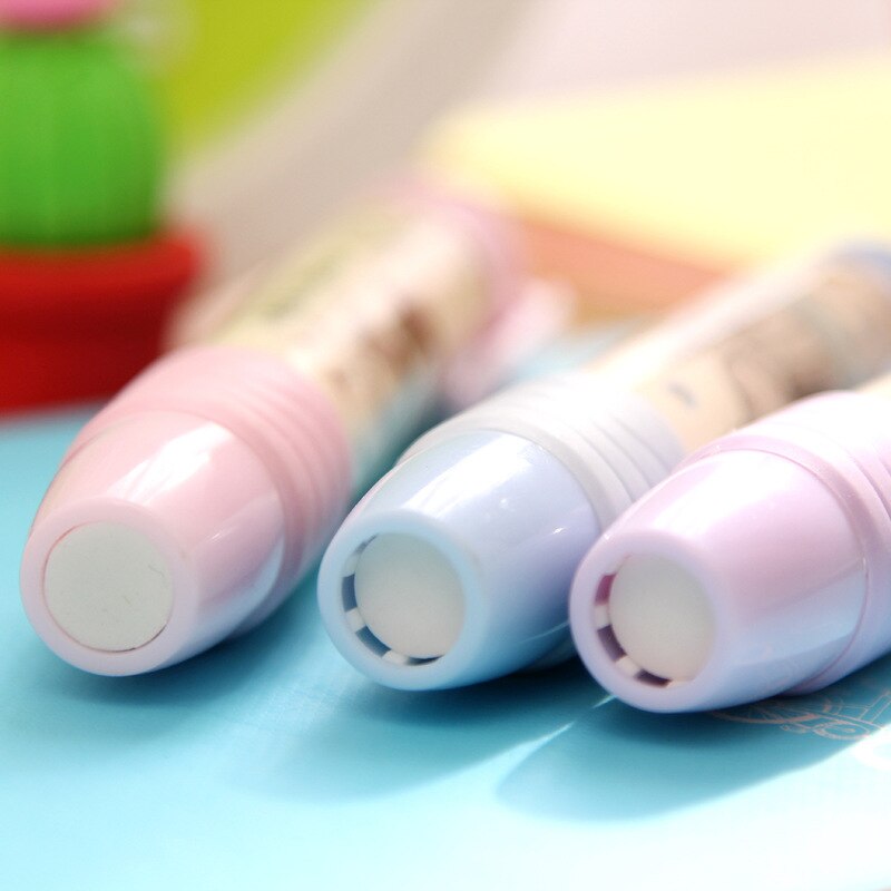 1 PCS Novelty Pen Shaped Rubber Earser Removable Combination School Stationery Eraser Office Accessories Kids Learning Supplies