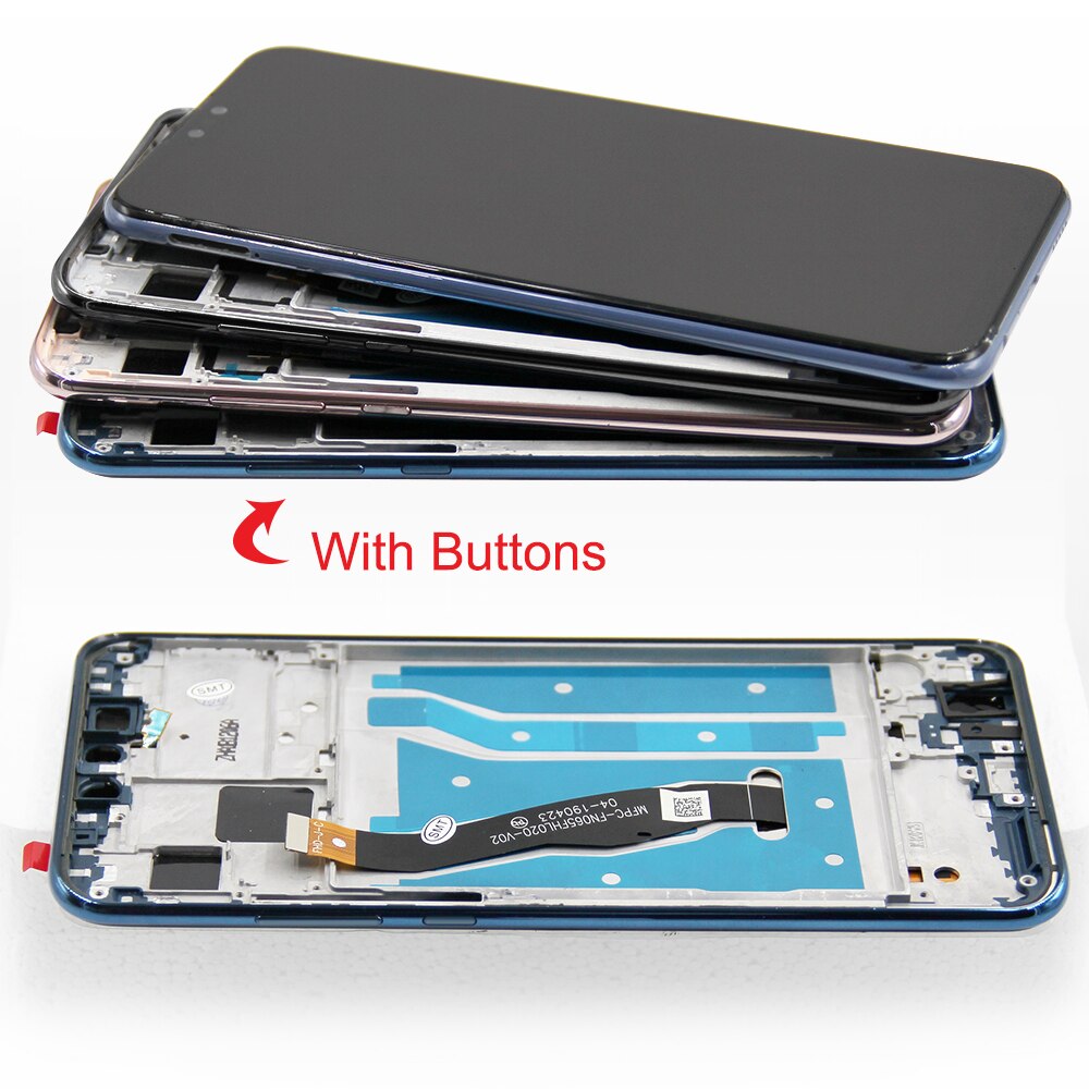 Schermo originale Per Huawei Y9 2019 Display LCD Touch Screen Digitizer Assembly di Ricambio Per Huawei Godere 9 Più JKM-LX1 JKM-LX2