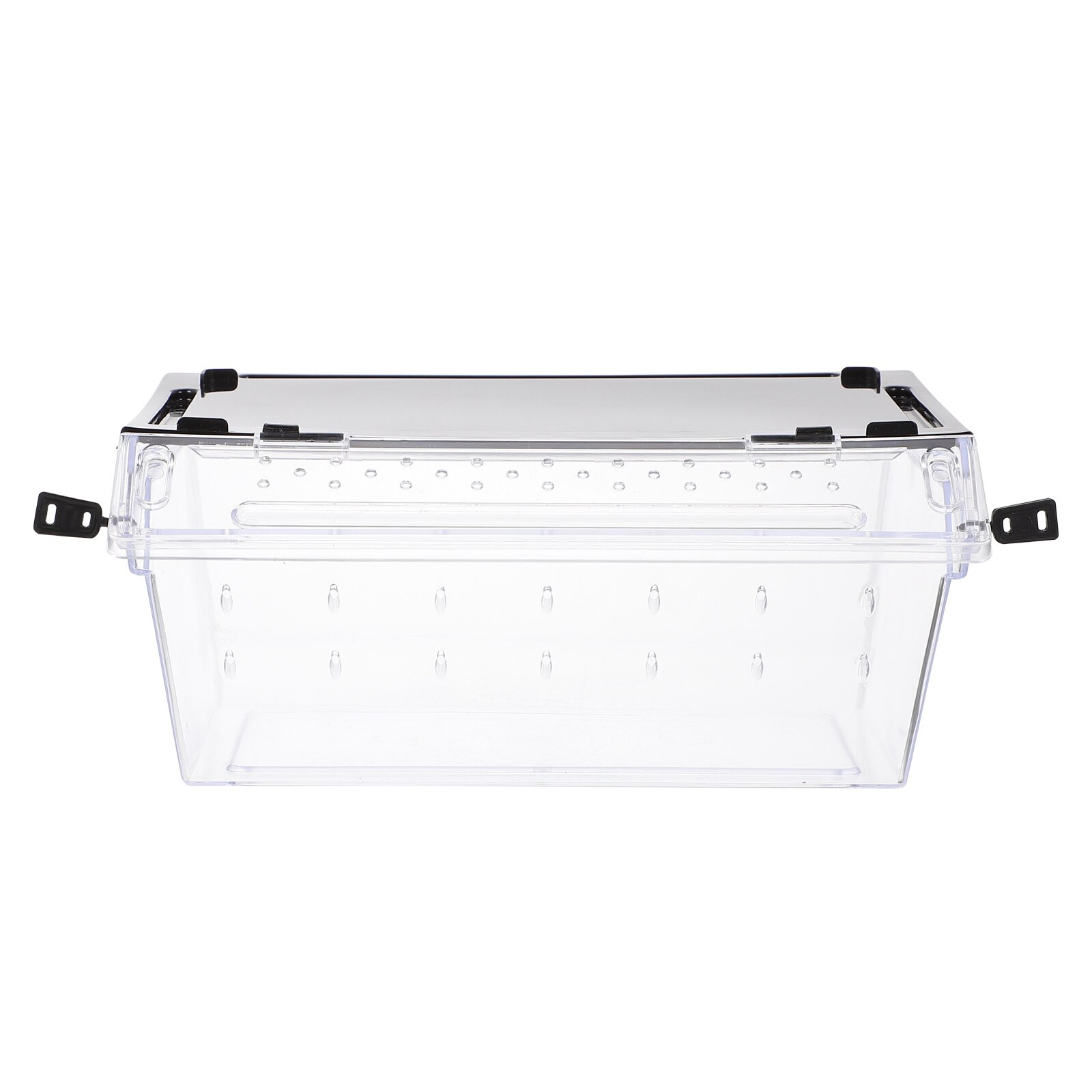 1pc Reptile Feeding Box Practical Snake Hatching Container Lizard Display Box