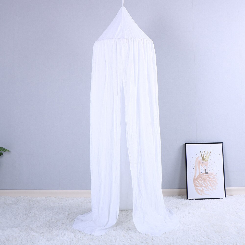 Lovely Baby Mosquito Net Photography Props Baby Room Decoration Home Bed Canopy Curtain Round Crib Netting Baby Tent Infant: 2