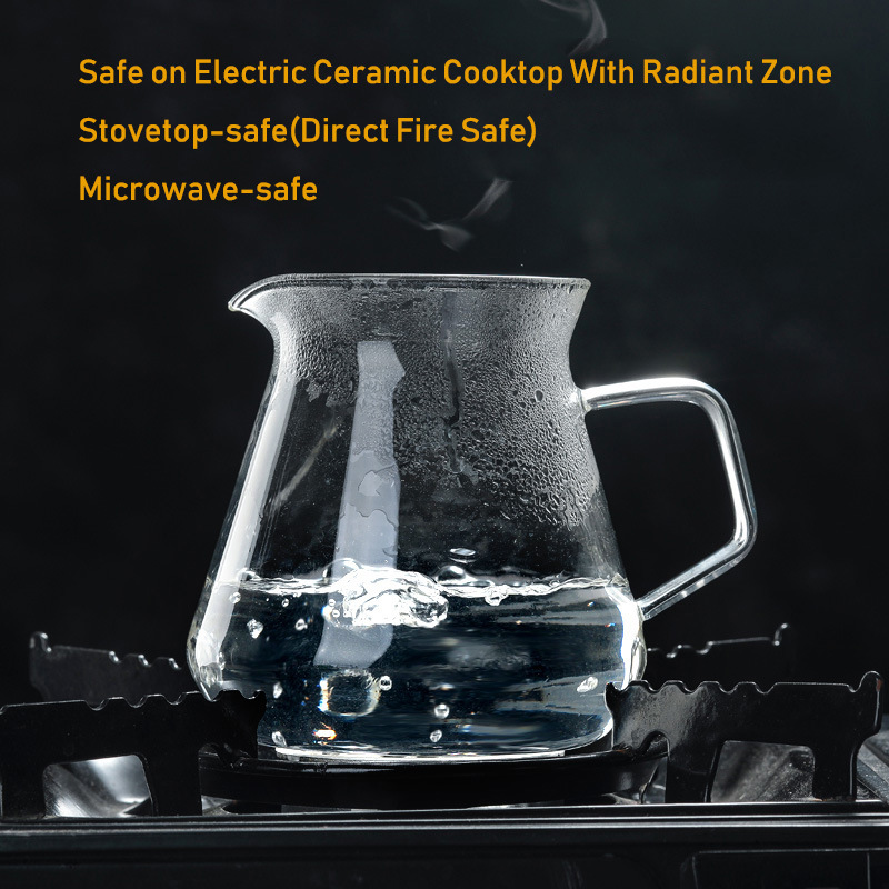 Heat-Resistant Glass Coffee Sharing Pot Coffee Server Coffee Kettle Brewer Barista Percolator