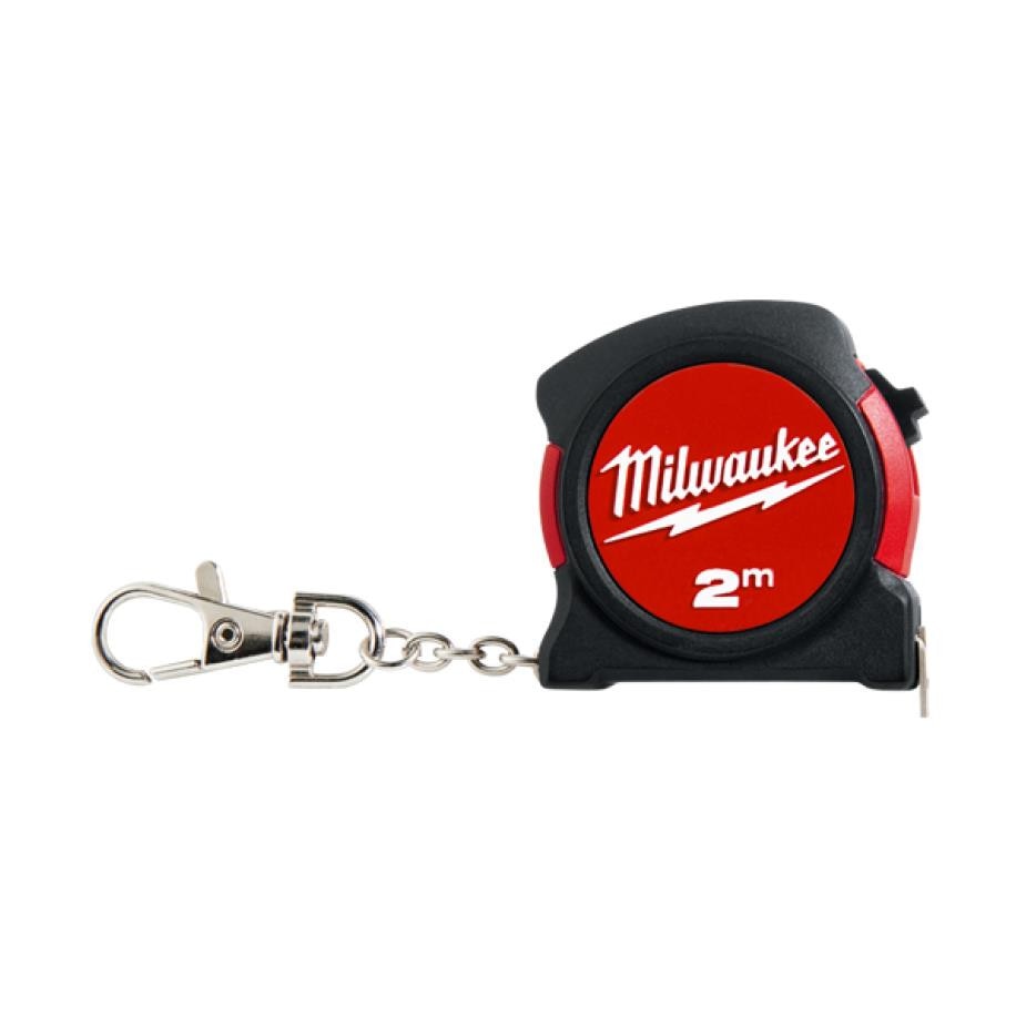 Milwaukee t48225502 fita resistente medida 2m/6 ”,13mm largura da fita, design compacto, 13mm de largura fita revestida de náilon