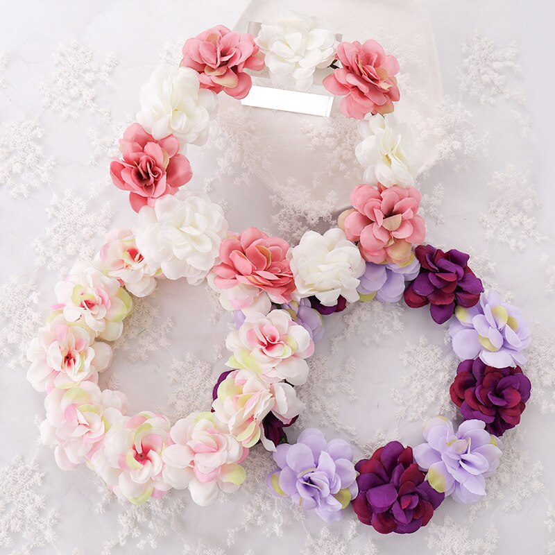 Guirlande, coiffe fleur rose, accessoires chapeau de paille, guirlande girly département Morinnu, accessoires de mariée