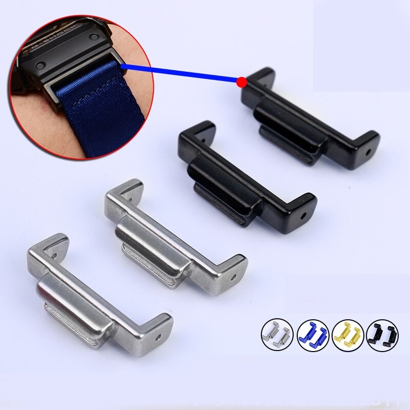 Stainless Steel Adapter for Casio G-Shock GA-110/100/120 GD-100/110/120 GA2100 DW5600 5610 GW-M5610 Refit Connector Accessories