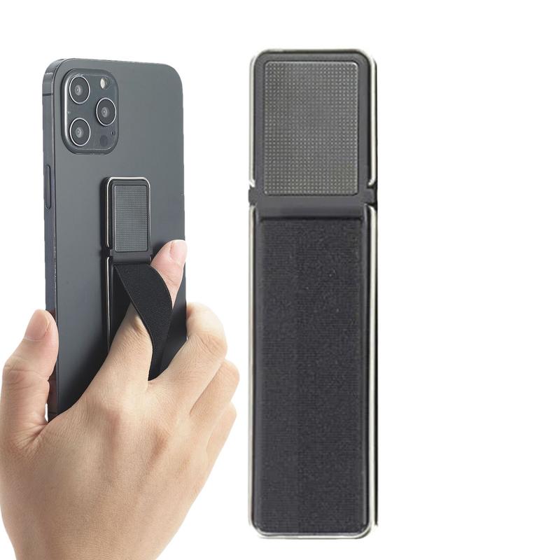 Universal Cellphone Finger Kickstand Mobile Phone Finger Strap Grip Phone ABS Wristband Holder Grip Telescopic Holder #W0