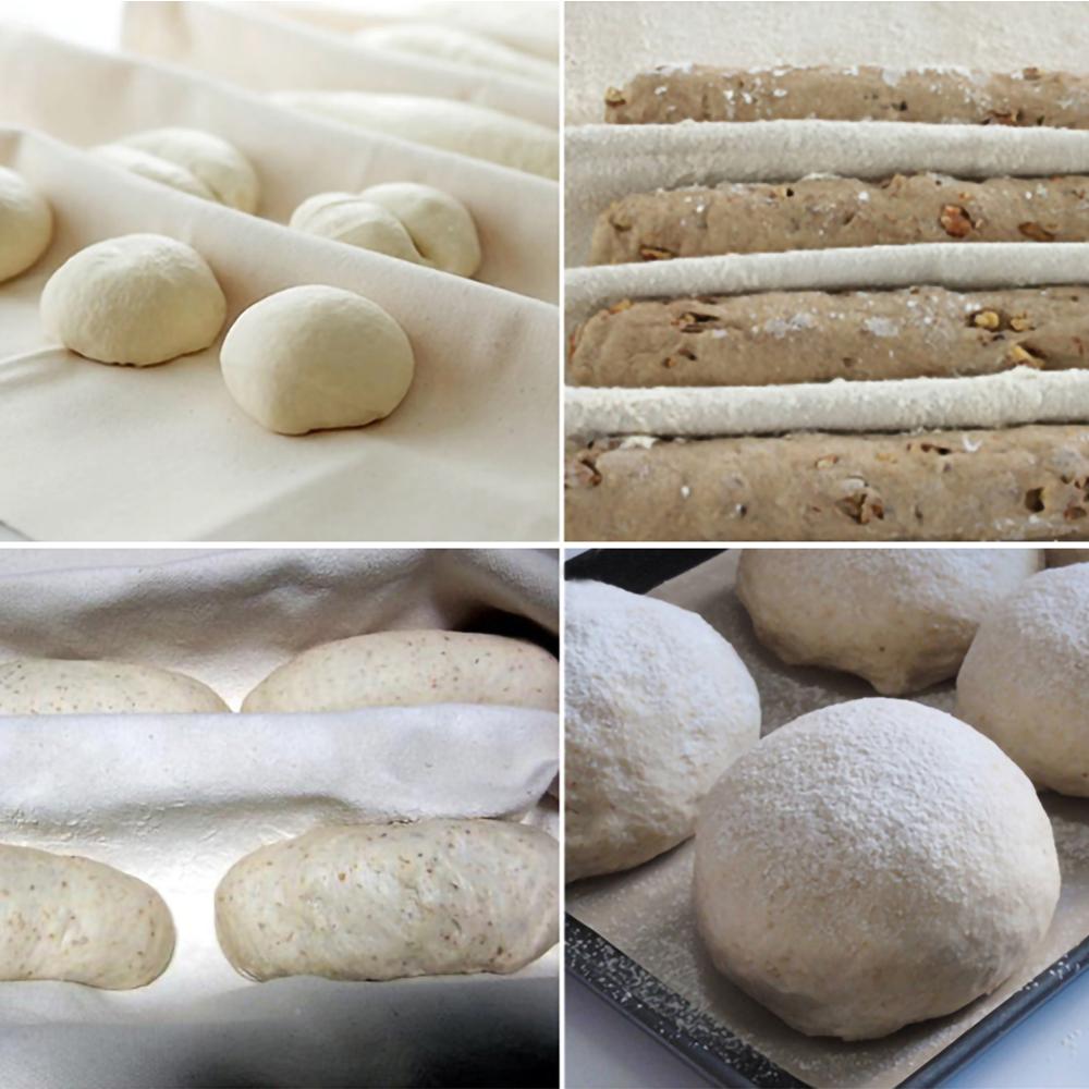 Bakers Dough Couche Proofing Flax Cloth Linen Proving Bread Baguette Flax Cloth Baking Mat Home Baking Pastry Kitchen Tools