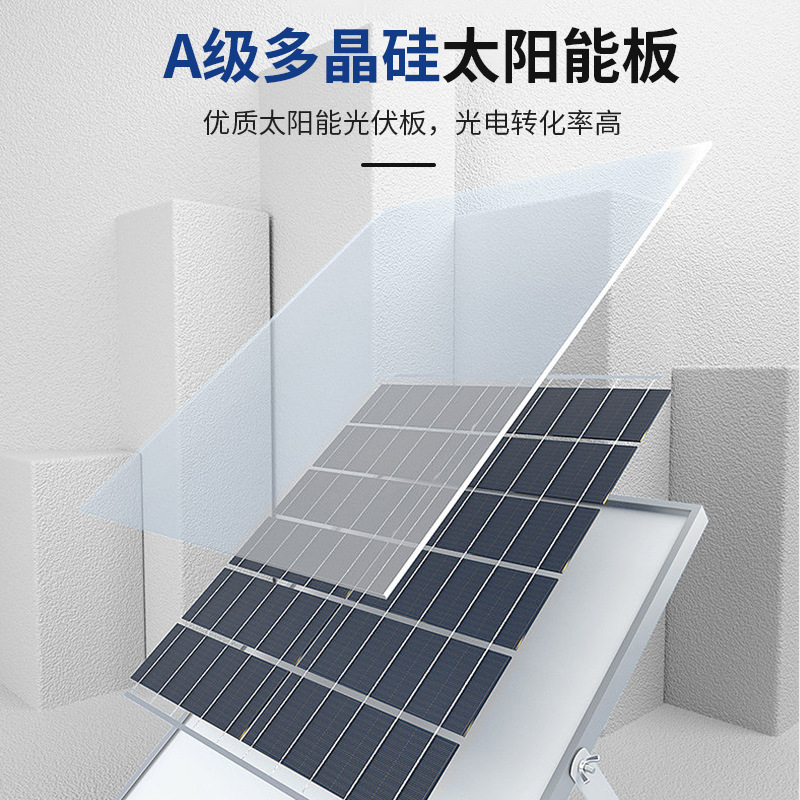 60/500W LED Solar Ceiling Light Pendant Light Outdoor Indoor Solar-Power Lamp with Line Corridor Light for Garden Decoration