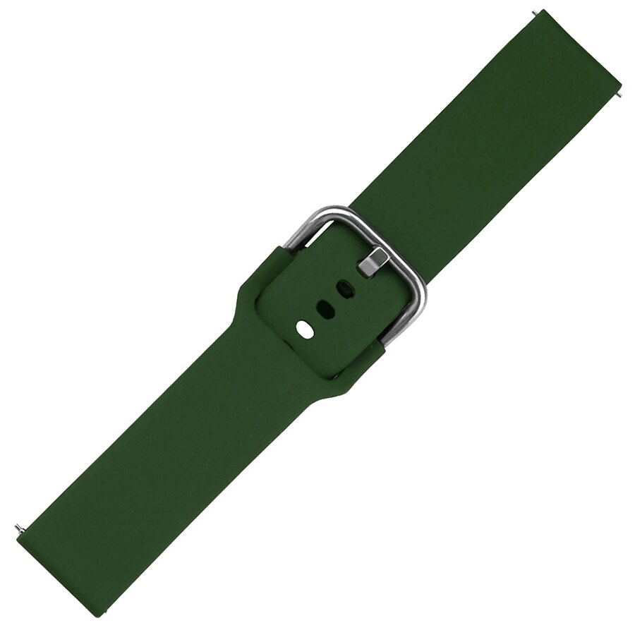 Watch Band for Xiaomi Haylou LS01 Strap Silicone Replacement Band Bracelet for Haylou LS01 Smart Watch Wristband Accessories: Army green