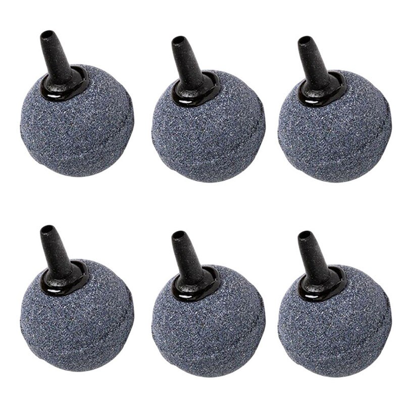 1PC 2cm/3cm/4cm/5cm Aquarium Bubble Stone Aerator Fish Tank Pump Hydroponic Oxygen Plate Round Stones Mini acuario accesorio