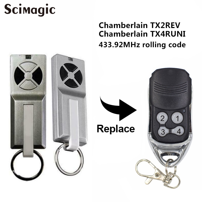 Til kammerherre  tx2 rev / kammerherre  tx4 runi kompatibel fjernbetjening garageportåbner kommandosender