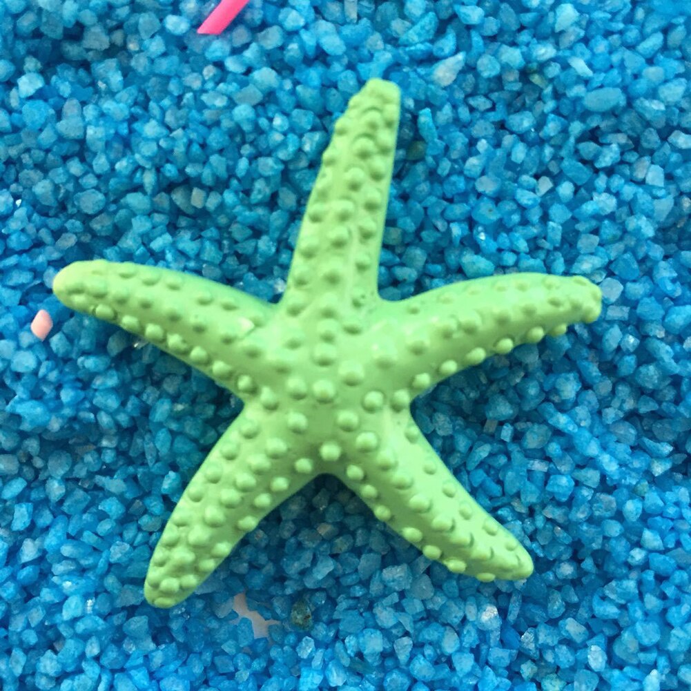 Eco-friendly Plastic Beach Coastal Simulation Starfish DIY Craft Ornament Starfish Sea Party Decorations Nautical Home Decor