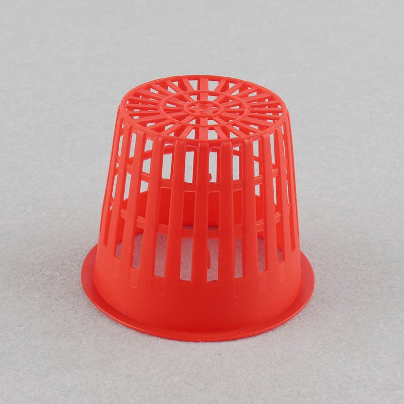 Maceta de red hidropónica de 45mm, cestas de alta resistencia para cultivo sin suelo, maceta de malla acuapónica, macetas de vivero de verduras orgánicas, 50 Uds.