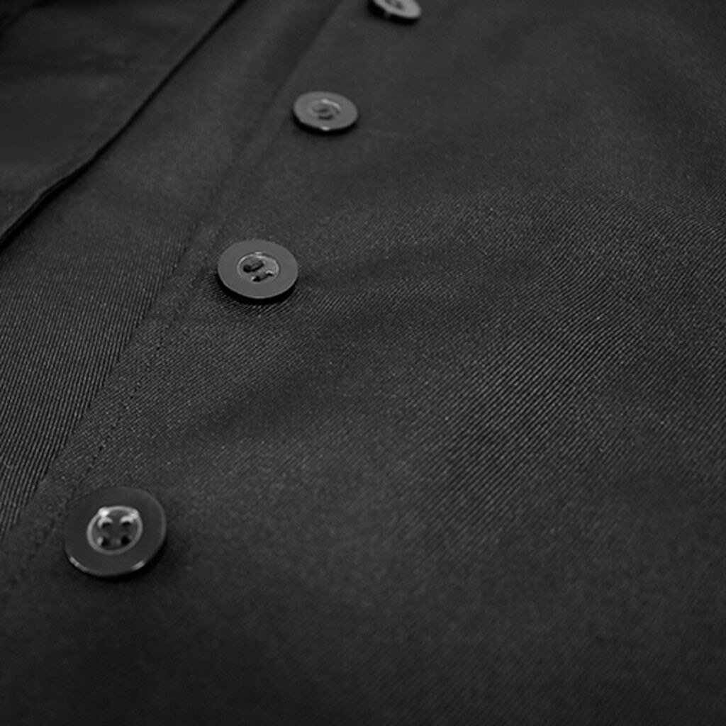 Abrigo gótico Vintage de manga larga para mujer, ropa de abrigo de Color liso con cuello de camisa de encaje y Triple botonadura, prendas de vestir exteriores