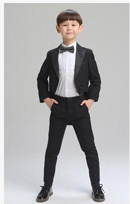 Brand Formal Boys Suits for Weddings Black Tuxedo Suit Boys Blazers Kids Boys Formal Suit Boy 5pcs/set: 11T