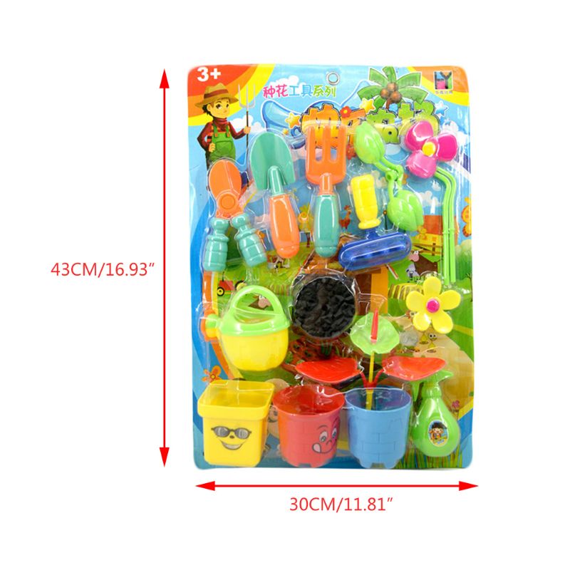 1 Set Plastic Bloem Planten Tool Speelgoed Kinderen Speelhuis Spel Tuin Speelgoed Voor Meisjes Jongens