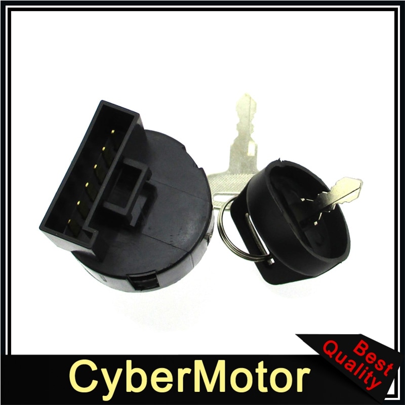6 Pin 4 Position Ignition Key Switch For POLARIS RANGER400 4X4 HO MIDSIZE RANGER500 4X4 CREW RANGER800 EFI 4X4