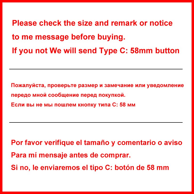 Dual Flush Toilet Tank Button Round shape Toilet Push Buttons Bathroom Accessories 58mm/48mm/38mm