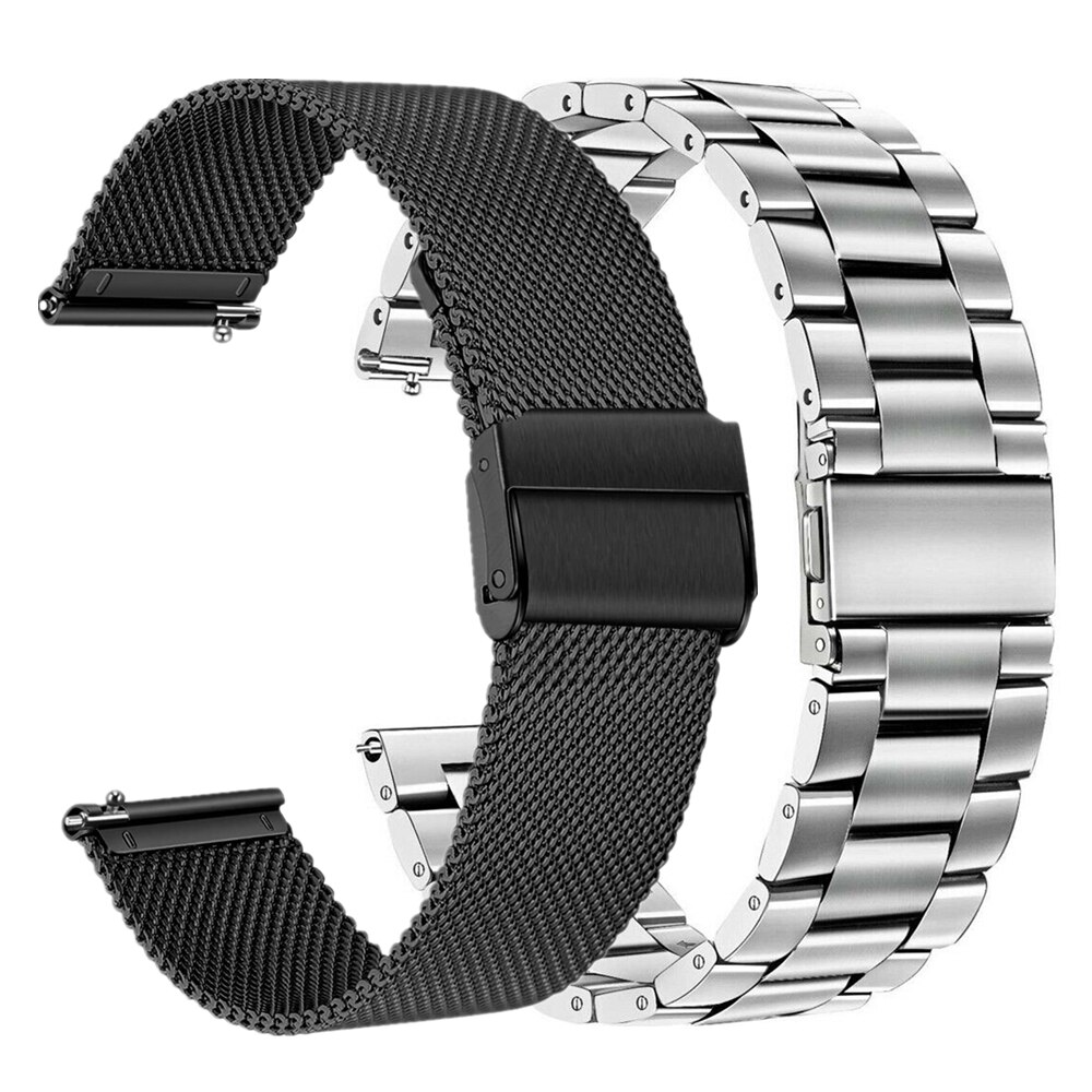 Pulseira de metal para huawei relógio gt/gt2 46mm honra magia 2 pulseira banda inteligente cintas inoxidável para galaxy watch3 45mm pulseira: 8