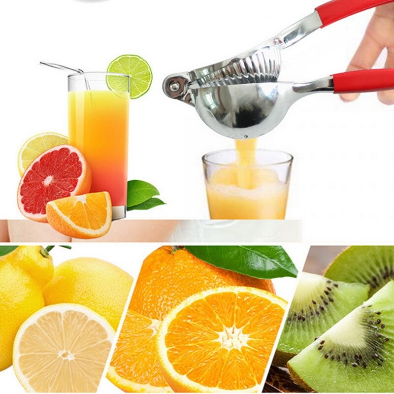 Draagbare Handmatige Fruitpers Hand Druk Juicer Roestvrij Staal Keuken Gereedschap Citroensap Fruit Drukken Gezonde Levensstijl