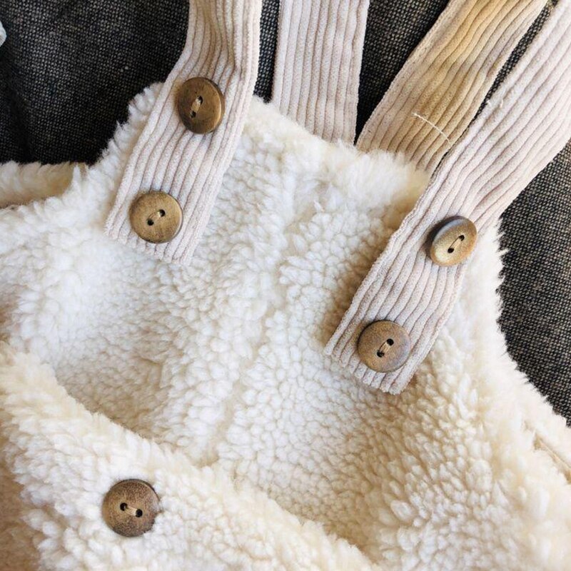 Kinderen Winter Warm Overalls Meisjes & Jongens Winter Dikke Broek Pluche Kids Overalls Voor Meisjes 1-4 Jaar Kinderen jumpsuit