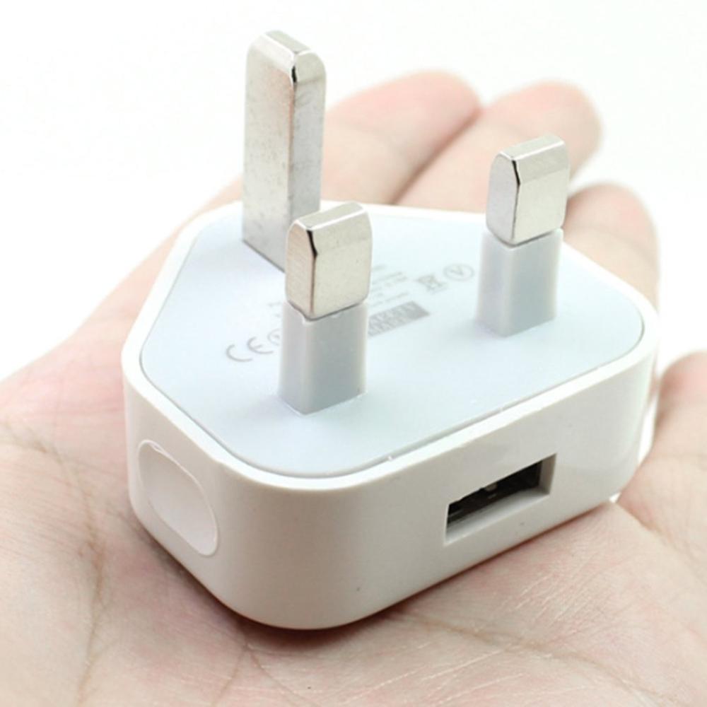 Uk Plug 3 Pin Usb Plug Adapter Charger Power Plug Voor Mobiele Telefoons Tabletten Oplaadbare Apparaten Voor Reizen Thuis