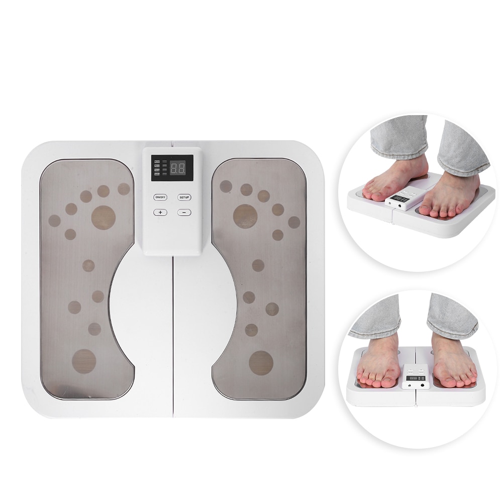 Elektrische Ems Foot Massager Pad Voeten Spier Stimulator Voet Massage Mat Verbeteren Bloedcirculatie Verlichten Pijn Pijn Ons 100-240V