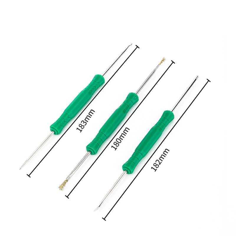 6 pièces outil d'aide au dessoudage Circuit imprimé soudure soudure outils auxiliaires PCB Kit de nettoyage outils de réparation