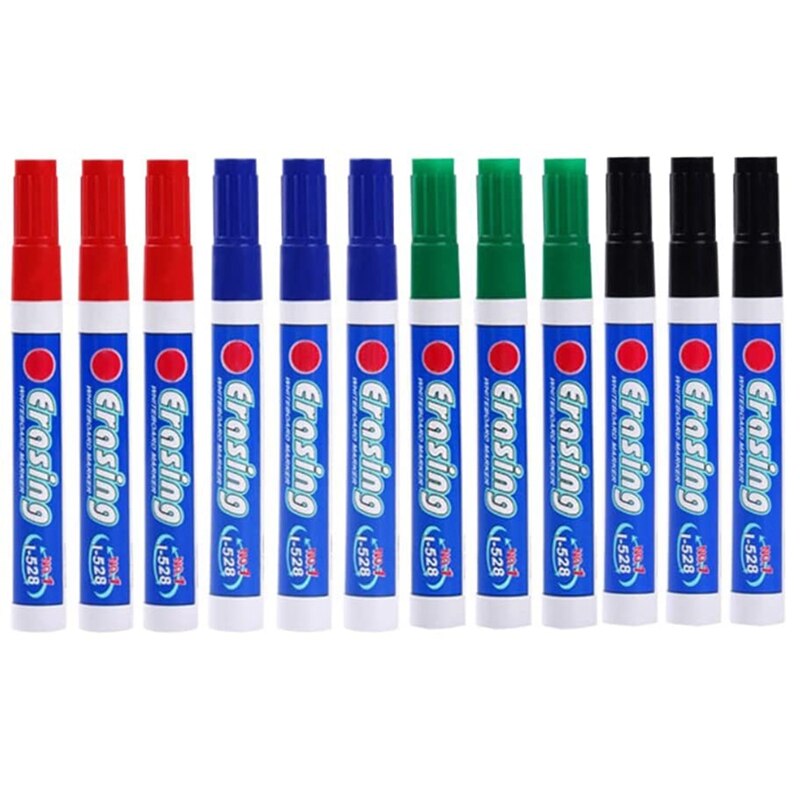 12 Stck Magische Trockenen Löschen Marker Wasser Malerei Stift Whiteboard Marker Stifte einstellen Gekritzel Wasser Schwimm Stifte Malerei Werkzeug: Ursprünglich Titel