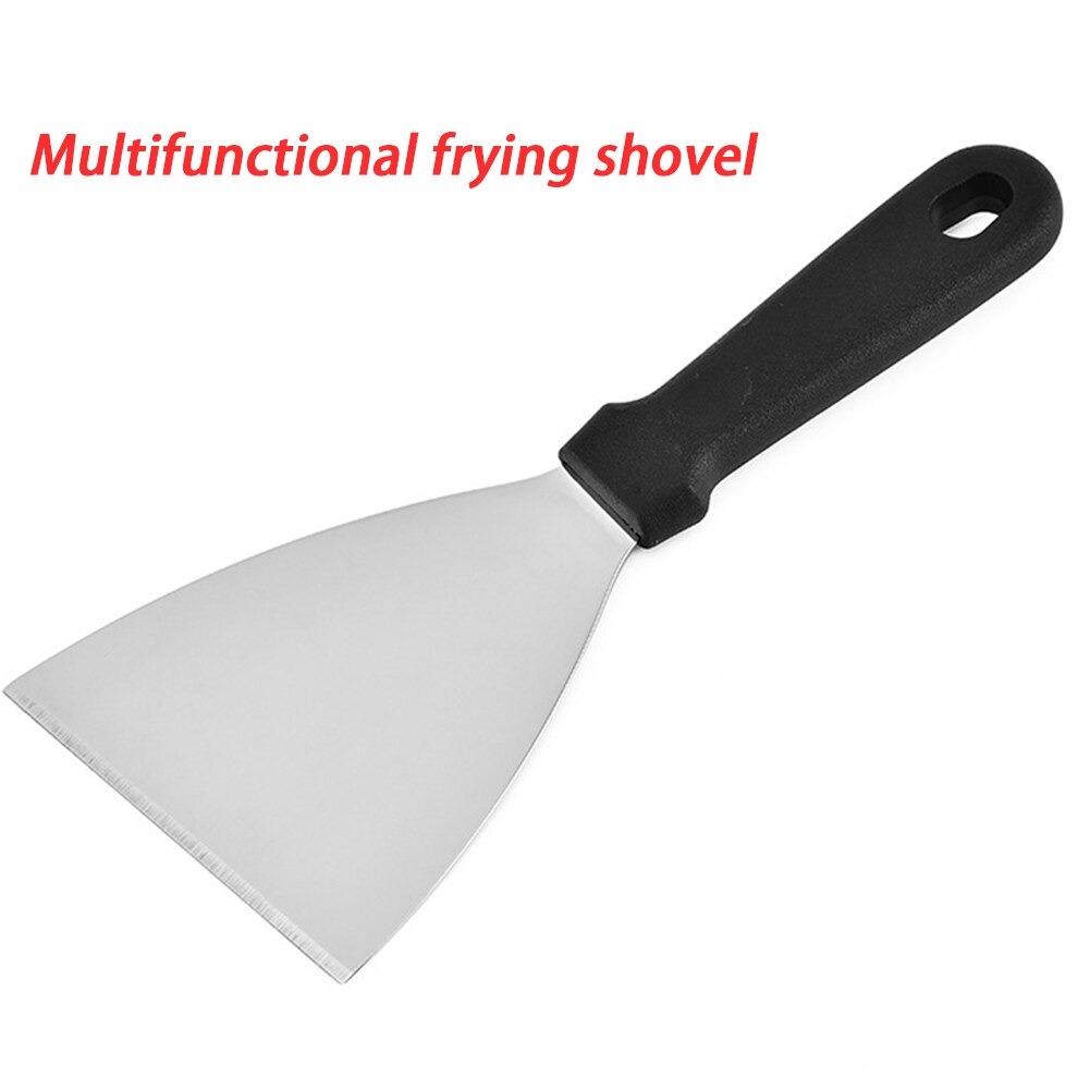 Blade Home Cooking Utensils Short Handle Stainless Steel Multifunctional Triangular Western Cuisine Pasty Kitchen Ware Spatula