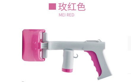 Portable toilet picker for cats and dogs Teddy poop picker for walking dog poop 2-in-1 toilet picker for pets cleaning peceras: Rose Red