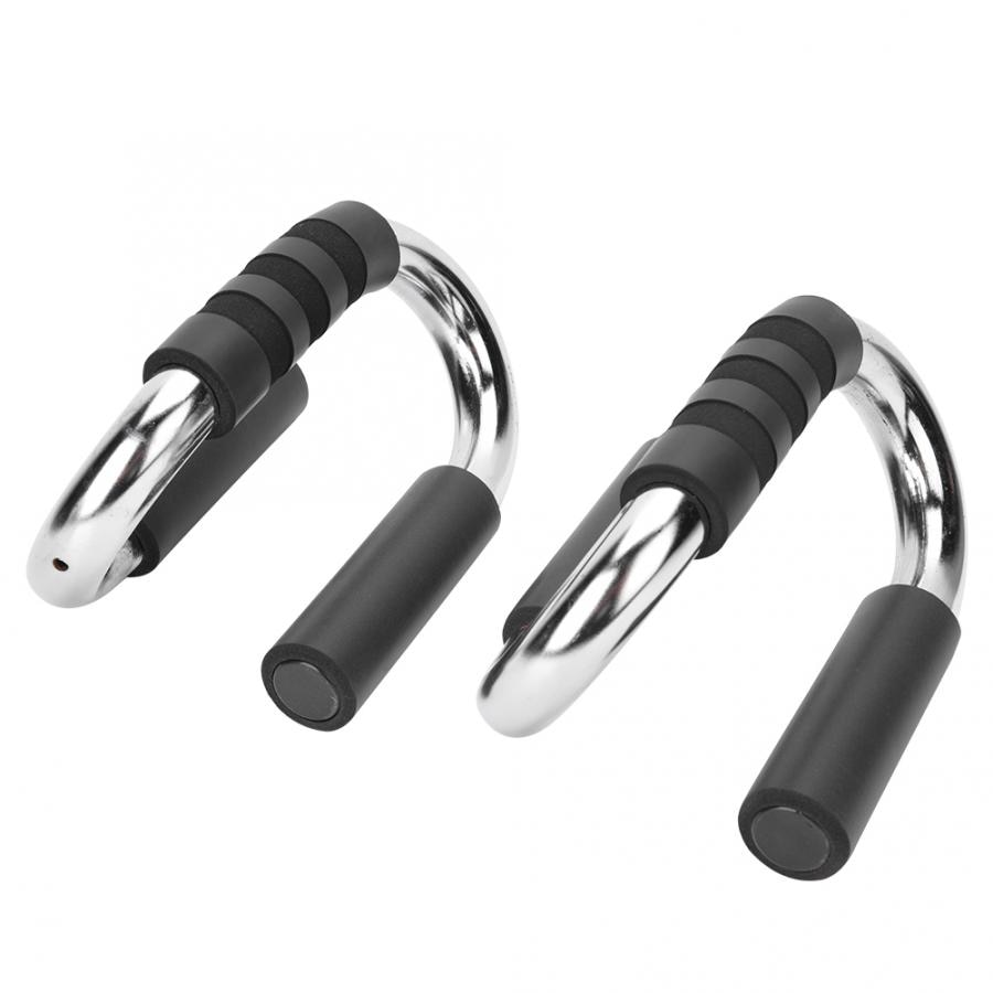 Barras Push Up de aleación de aluminio barras Push Up en forma de S soportes Push Up con cómodo agarre de espuma antideslizante equipo de Fitness doméstico