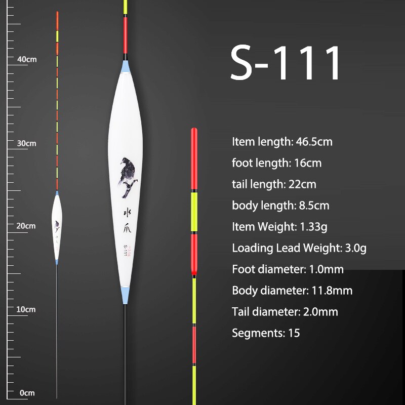 3pcs/set Fresh Water Vertical Buoy Composite Nano ... – Grandado