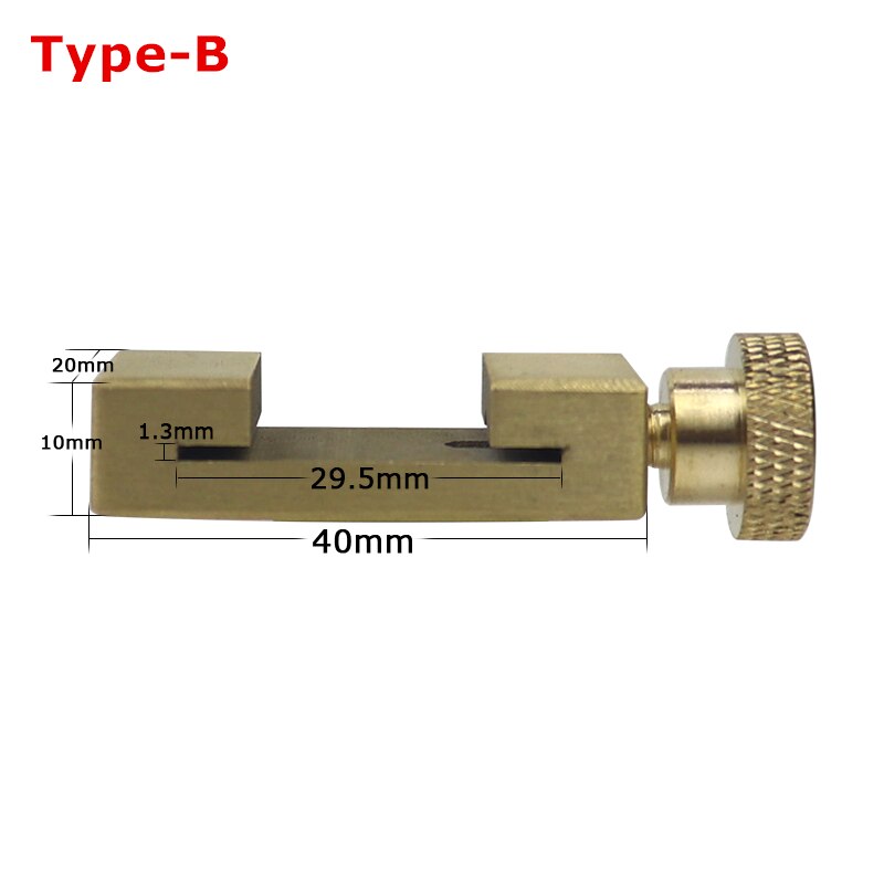 Adjustable Steel Ruler Positioning Block Angle Marking Gauge Brass Line Scriber Ruler Fixed Position Carpentry Measuring Tool: Brown