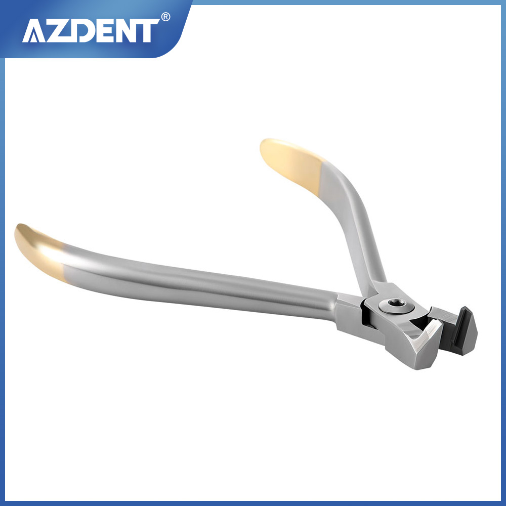 AZDENT Dental Distal End Cutting Pliers Orthodontic Dental Forceps Stainless Steel Wire Filament Cutter Tools for Dentist