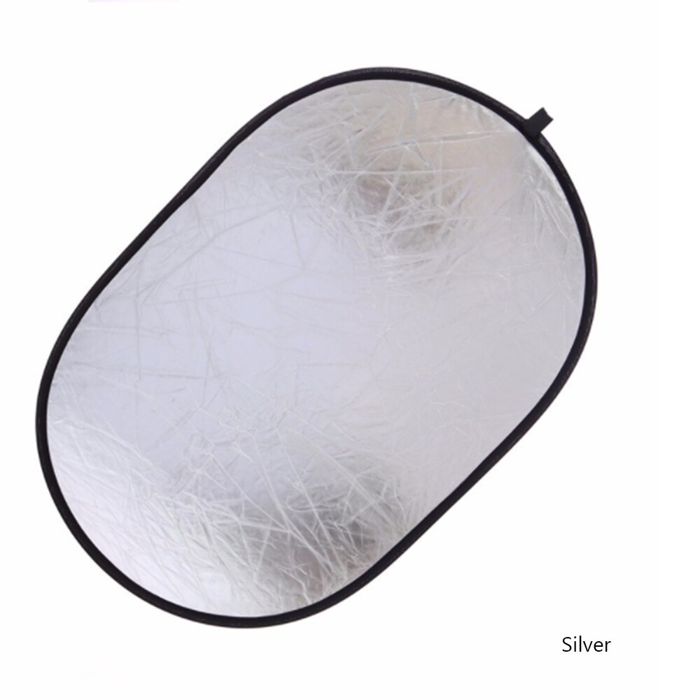 5 In 1 Multi Fotografie Photo Oval Inklapbare Light Reflector Houvast Draagbare Foto Reflector(60X90Cm) duurzaam