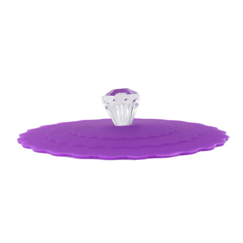 Couvercle de tasse en Silicone | En dentelle à motif de tasse, couvercle de bouteille, accessoires de cuisine pour le bureau à domicile, couvercles de tasses portables, perle offre spéciale 1 pièce: 2