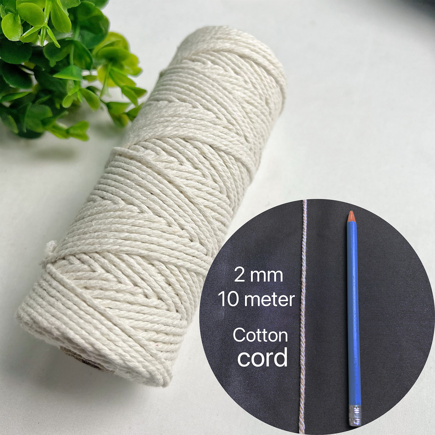 Cordón de algodón macramé cortado a mano de 1/2/3/4/5/6/8/10mm, cuerda de yute, hilo trenzado para manualidades DIY, decoración para de boda en casa: Latón envejecido