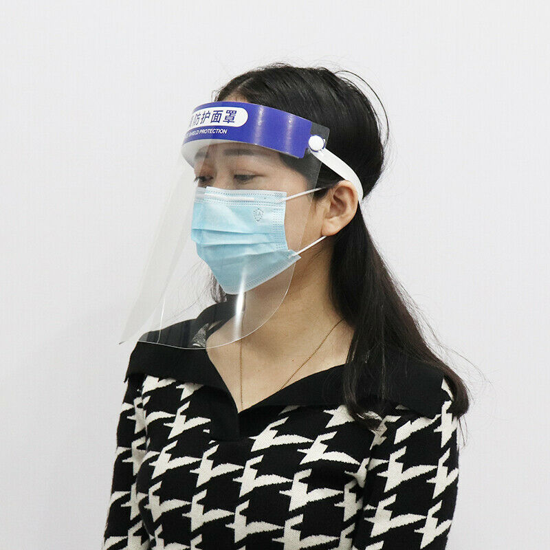 1pcs Clear Dental Full Face Shield Clear Protective Film Visor Safety Cover Work Safety Protection