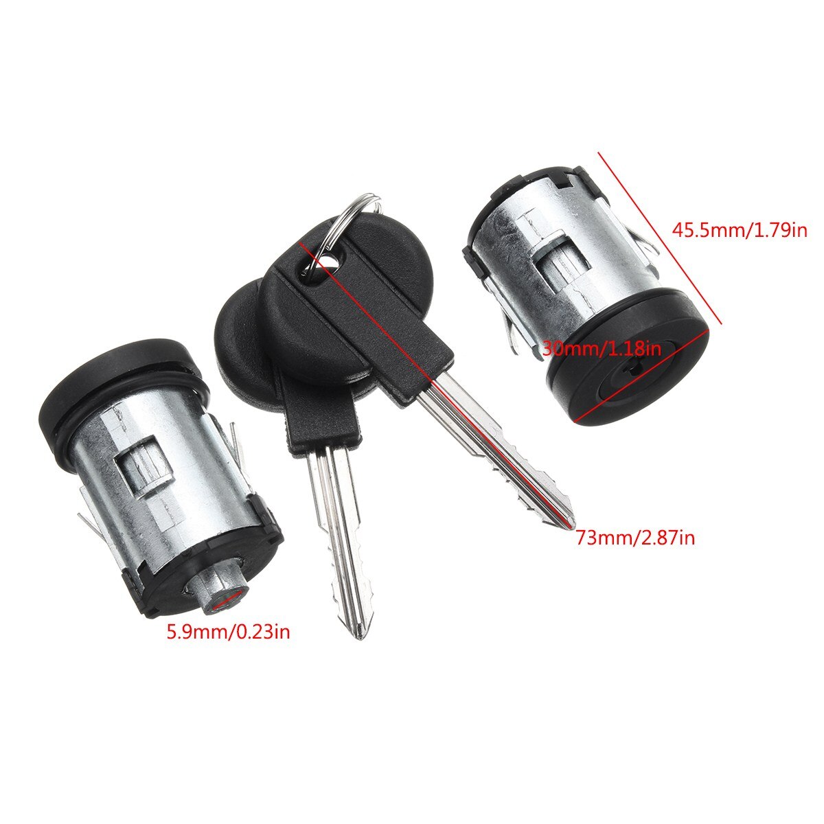 2Pcs Car Barrel Door Locks Keys Set For Peugeot Expert 806 For Citroen Dispatch Xantia 9170.AY 4162.C9 4162.L0 4162.PA