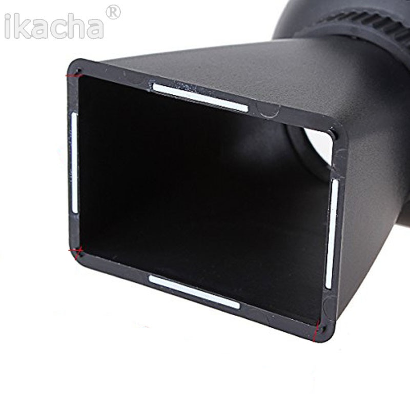 2.8 x 3" 3 inches V3 LCD Viewfinder Loupes Magnifier Viewer Extender Hood for Canon 70D 700D 650D 600D 60D T3i T4i T5i Camera