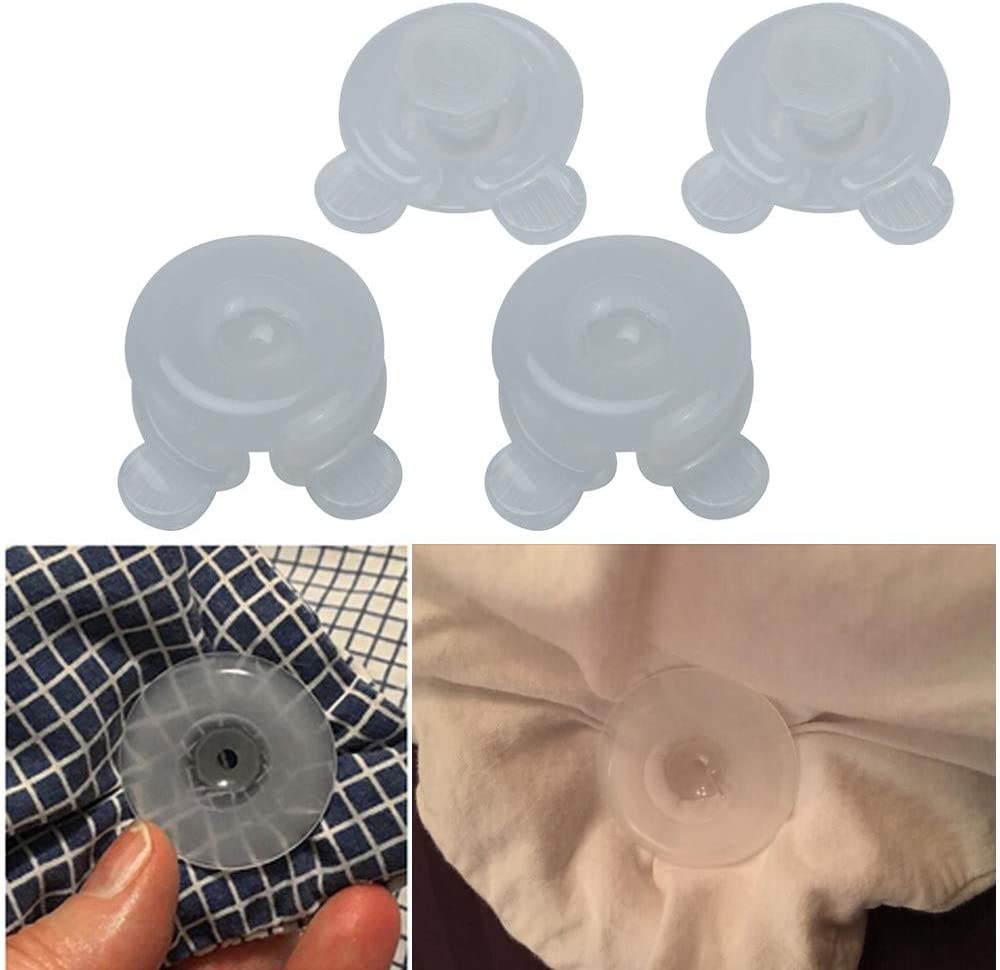 Plastic dekbed dekbedclips, duurzame dekbedklem, beddekbedbevestiging, huishouder, bladclip, dekenhoesgereedschap, 2 stuks, 4 stuks