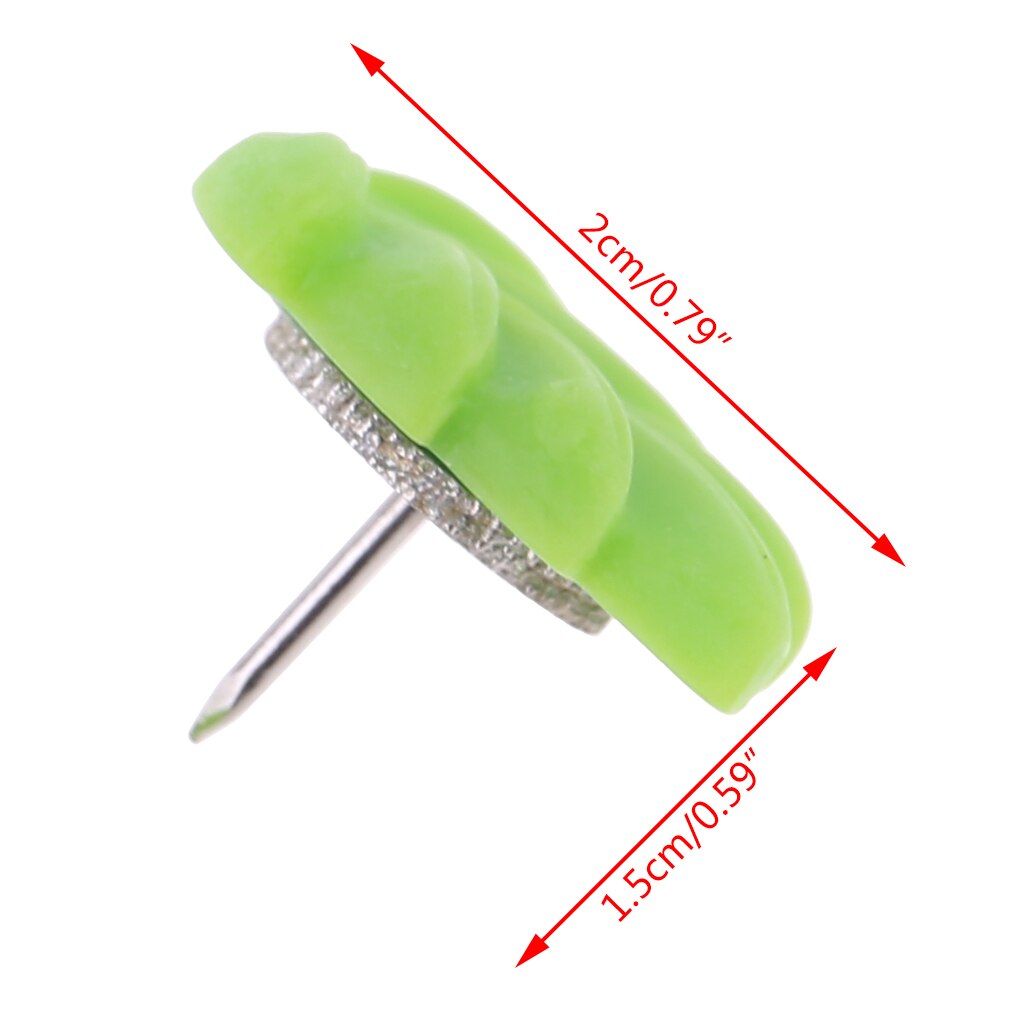 20 Stks/set Plastic + Metalen Punaises Kaart Pin Punaise Kurk Boord Voor Art Foto Puinhoop N0HC