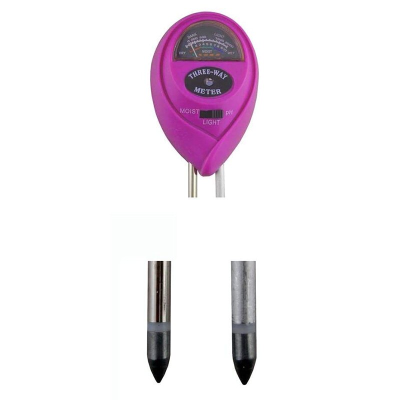 3-In-1 Soil Tester Kit for Moisture, Light PH Soil Meter, Pack of 2 Plant Care Soil Test Kit for Garden, Farm, Lawn